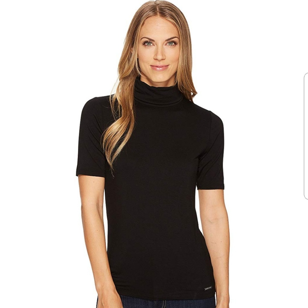 Michael Kors Short Sleeve Turtleneck